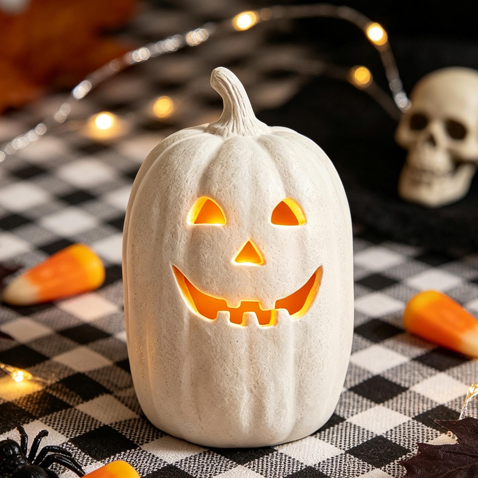 Home Decor Resin - Rękodzieło z dyni na Halloween, żywiczne