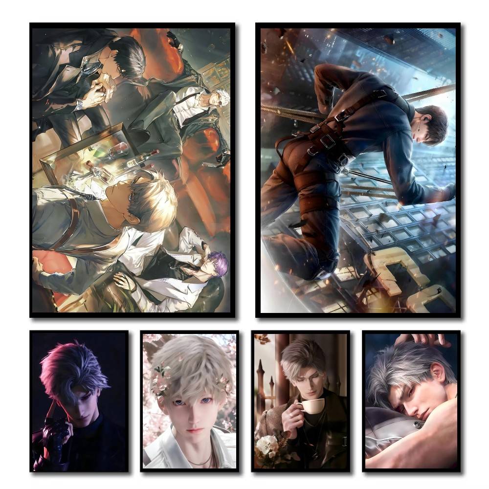 Xavier Home Decor - Postery Anime z postaciami z gier