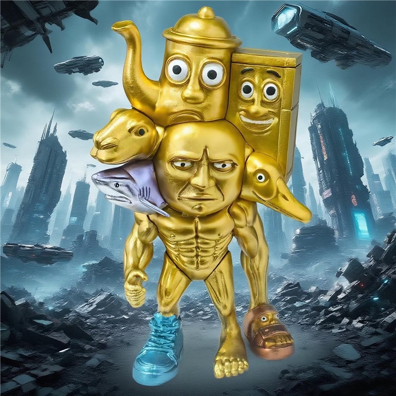 Home Decor Ai Free - Duży zestaw figurek AI Mythic Wooden