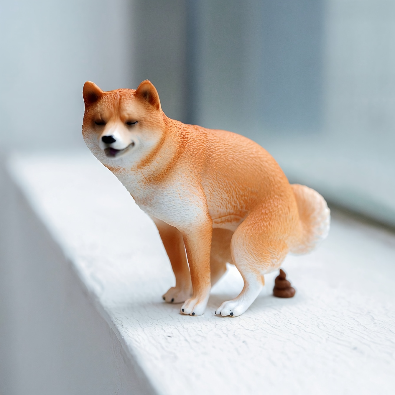 Home Decor Resin - Zabawny zestaw figurek Shiba Inu w