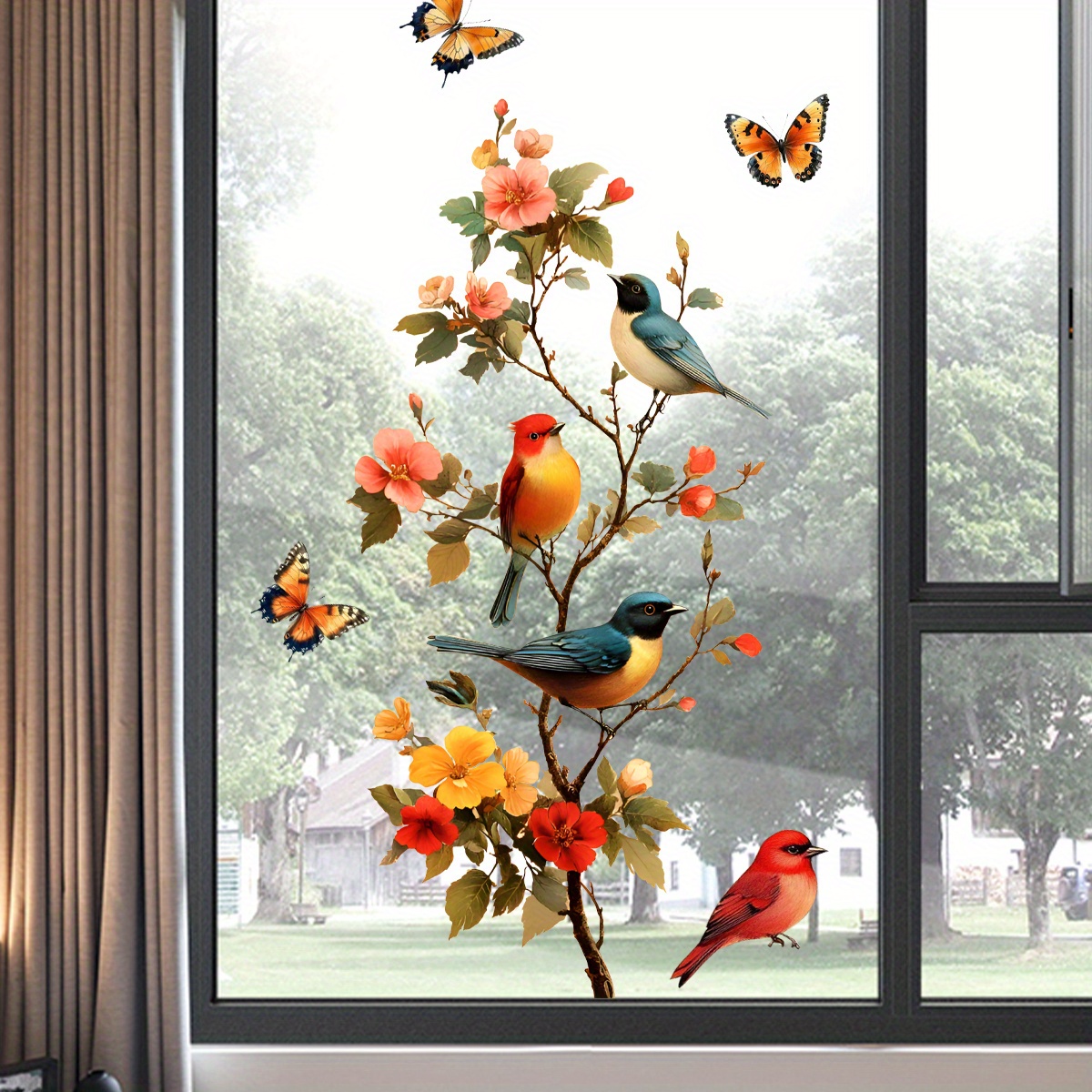 Home Decor Window Blinds - 1 sztuka naklejki na okno z