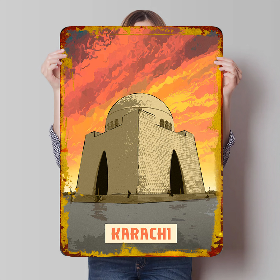 Home Decor Karachi - Obraz na ścianę z metalu w