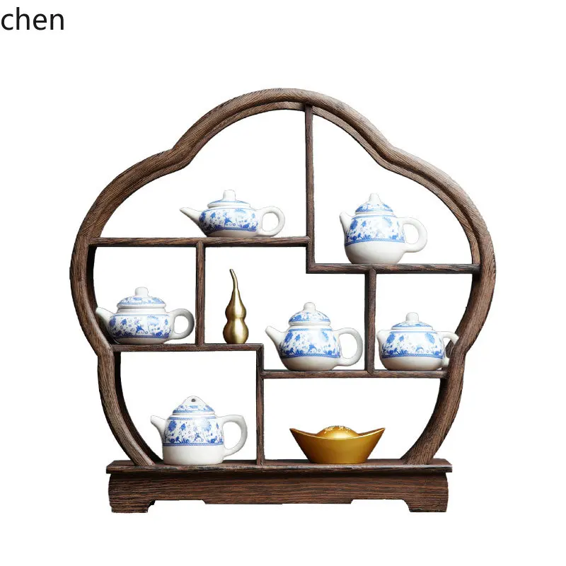 Home Decor Resin - 7.15-c13 Retro Zen Tea Room Niebiesko-biały