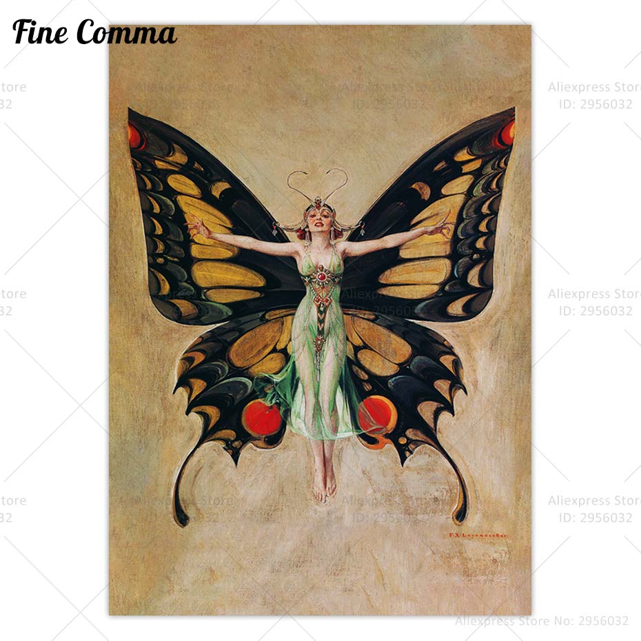 Flapper plakat w stylu Vintage – Xavier Home Decor recenzja i cena