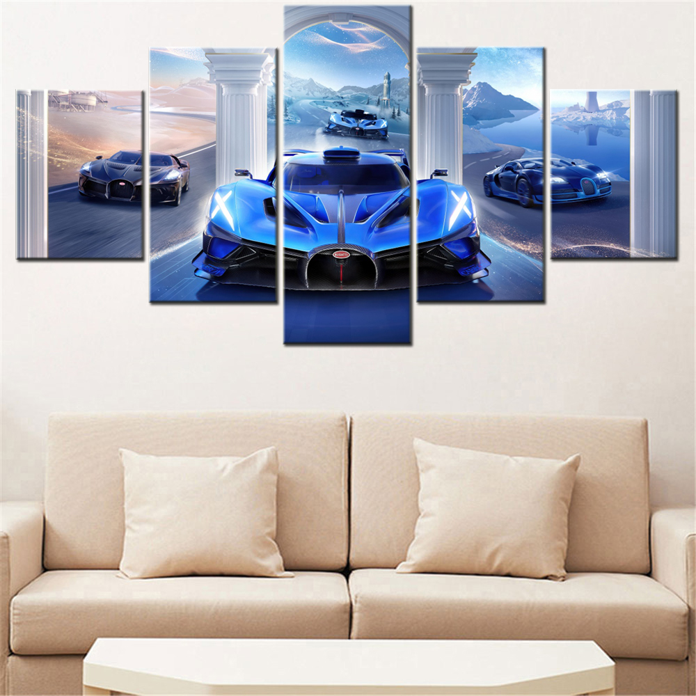 5-częściowy plakat na płótnie, – Home Decor Mobile Game recenzja i cena