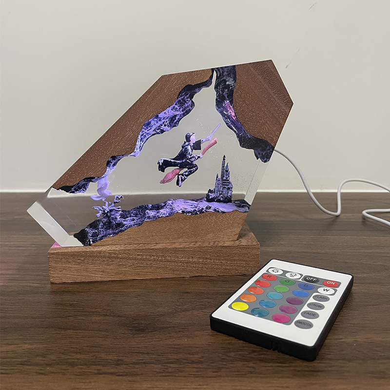 Lampa z żywicy epoksydowej z m – Home Decor Resin recenzja i cena