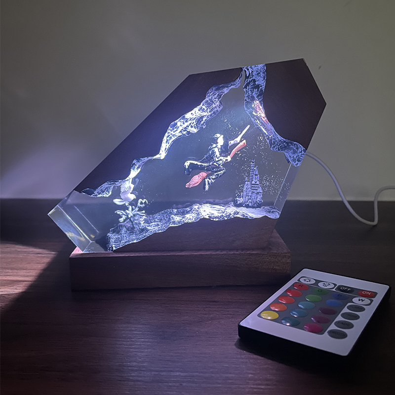 Lampa z żywicy epoksydowej z m – Home Decor Resin recenzja i cena