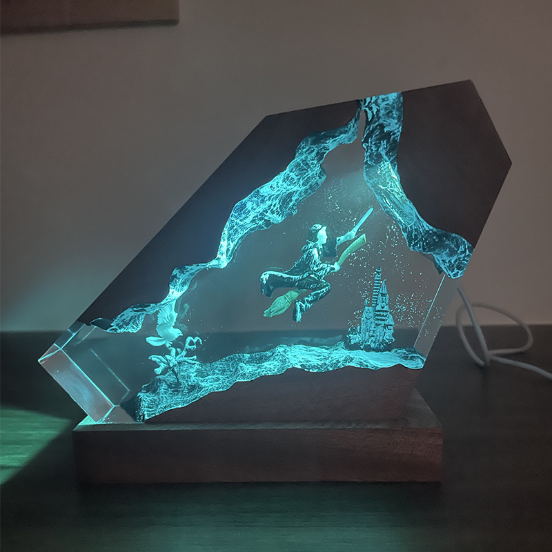 Lampa z żywicy epoksydowej z m – Home Decor Resin recenzja i cena