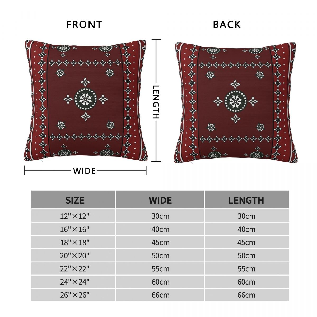 Poszewka na poduszkę w stylu S – Home Decor Karachi recenzja i cena