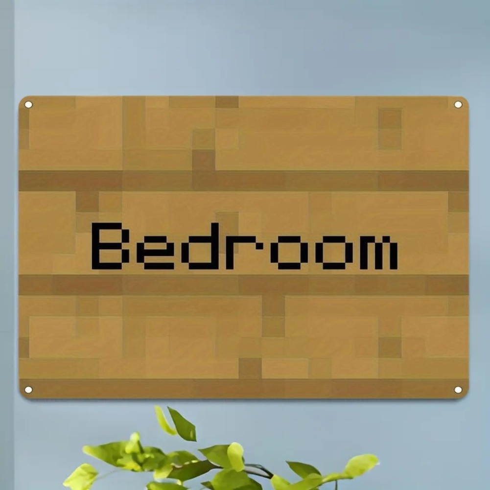 Vintage Pixel Art Bedroom Sign – Home Decor Trends recenzja i cena