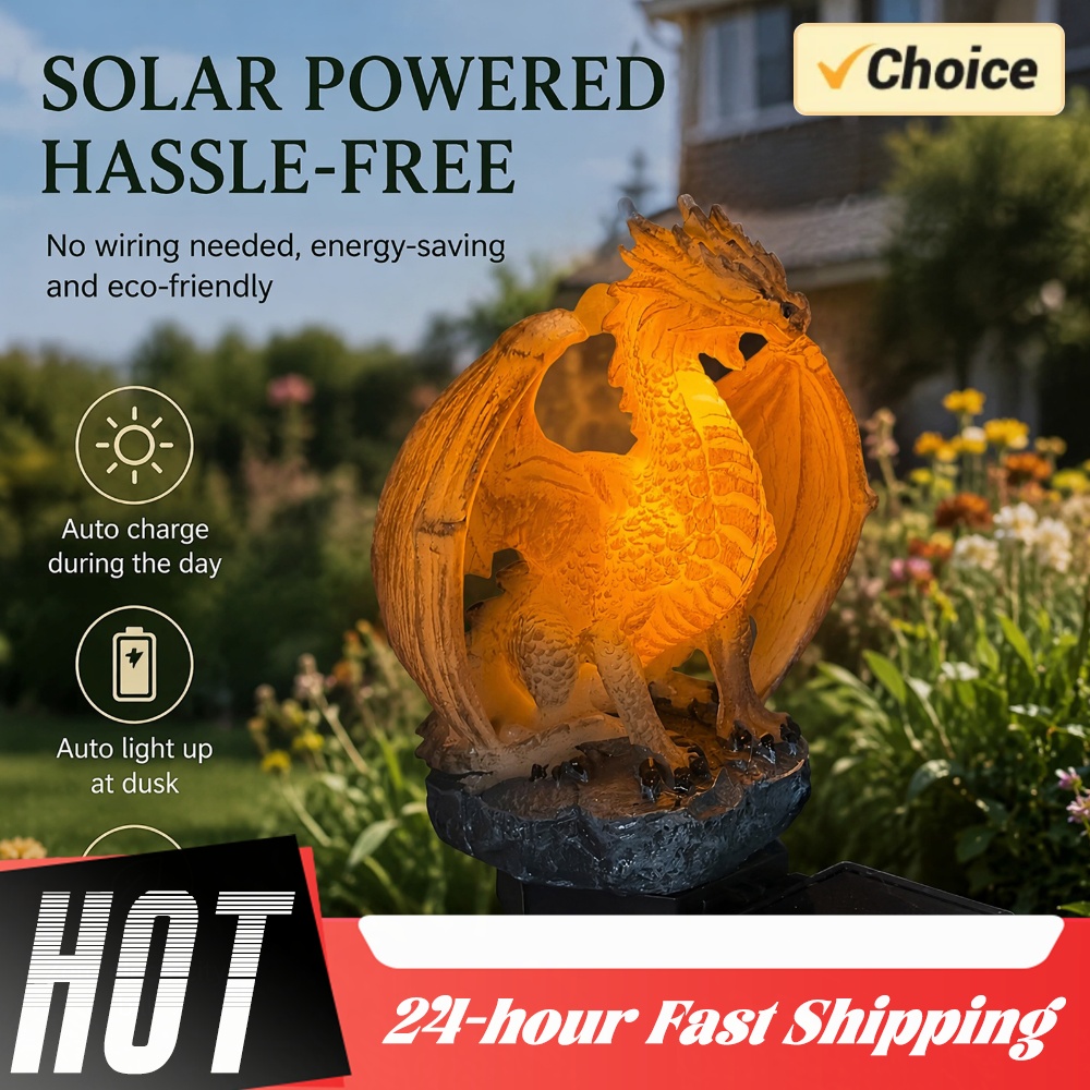 Solarna lampa ogrodowa w kszta – Home Decor Resin recenzja i cena