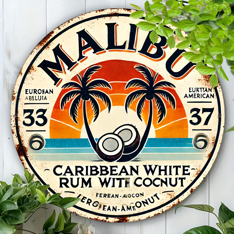 Vintage Malibu Rum Coconut Alu – Home Decor Trends recenzja i cena