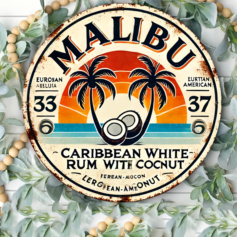 Vintage Malibu Rum Coconut Alu – Home Decor Trends recenzja i cena