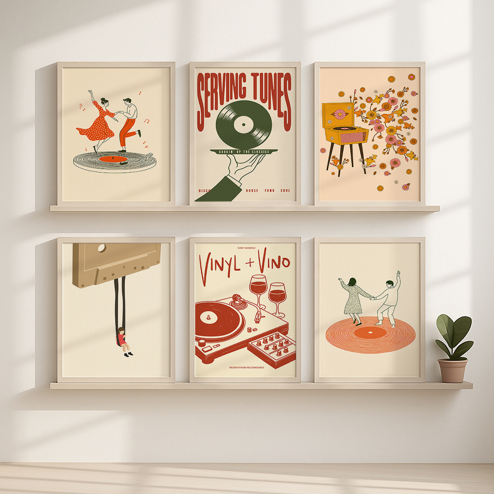 1 szt. Vintage Plakat Muzyczny – Home Decor Trends recenzja i cena