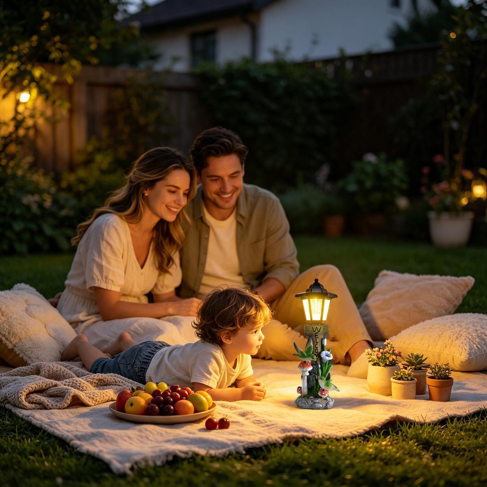 Solarne lampki ogrodowe w kszt – Home Decor Resin recenzja i cena