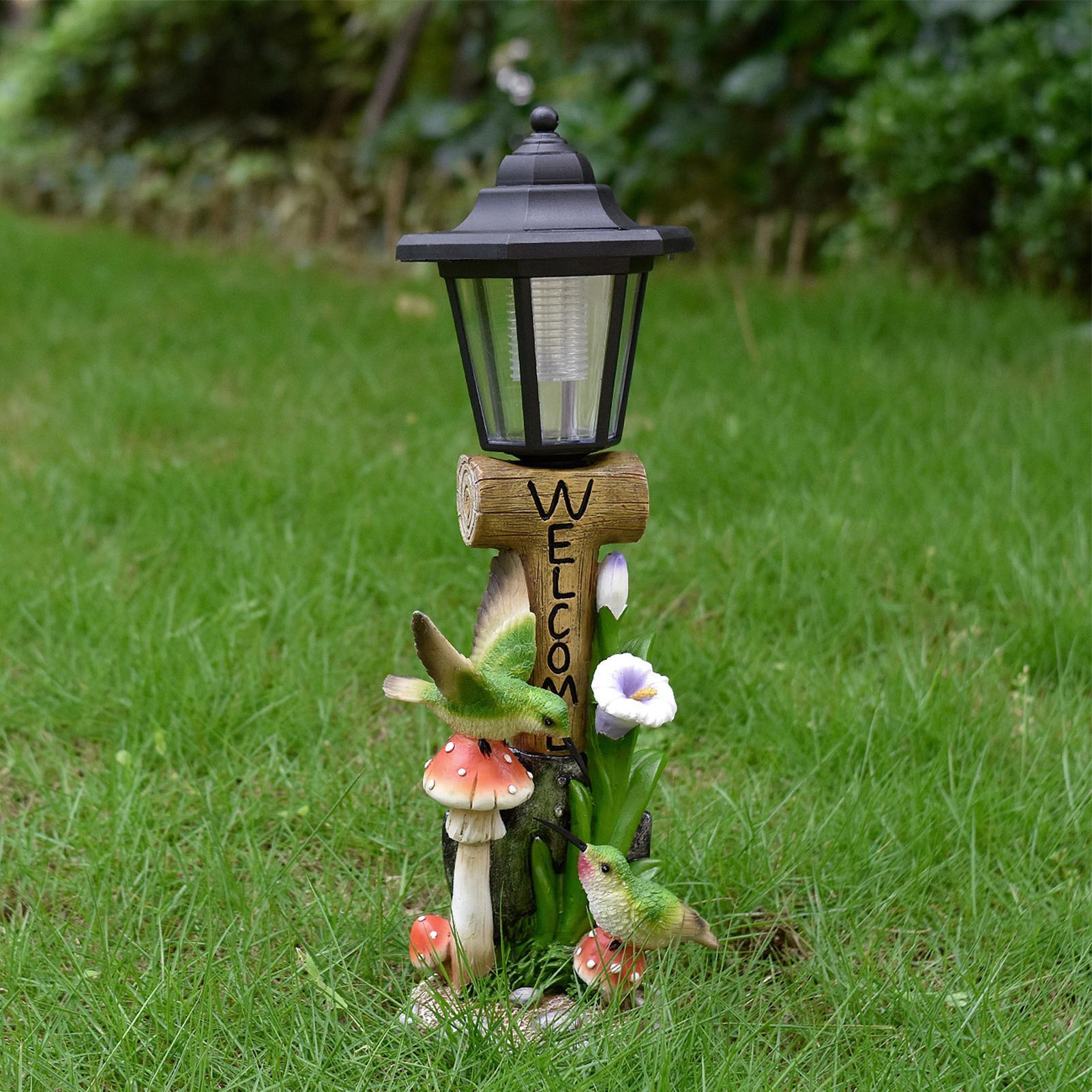Solarne lampki ogrodowe w kszt – Home Decor Resin recenzja i cena