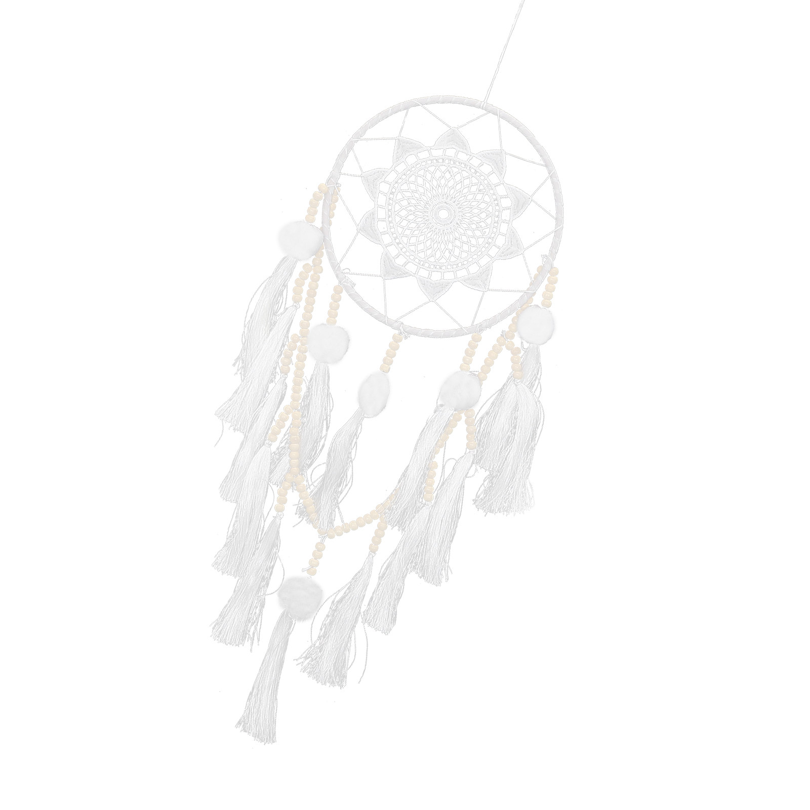 Duży biały łapacz snów w stylu – Macrame Wall Hanging recenzja i cena