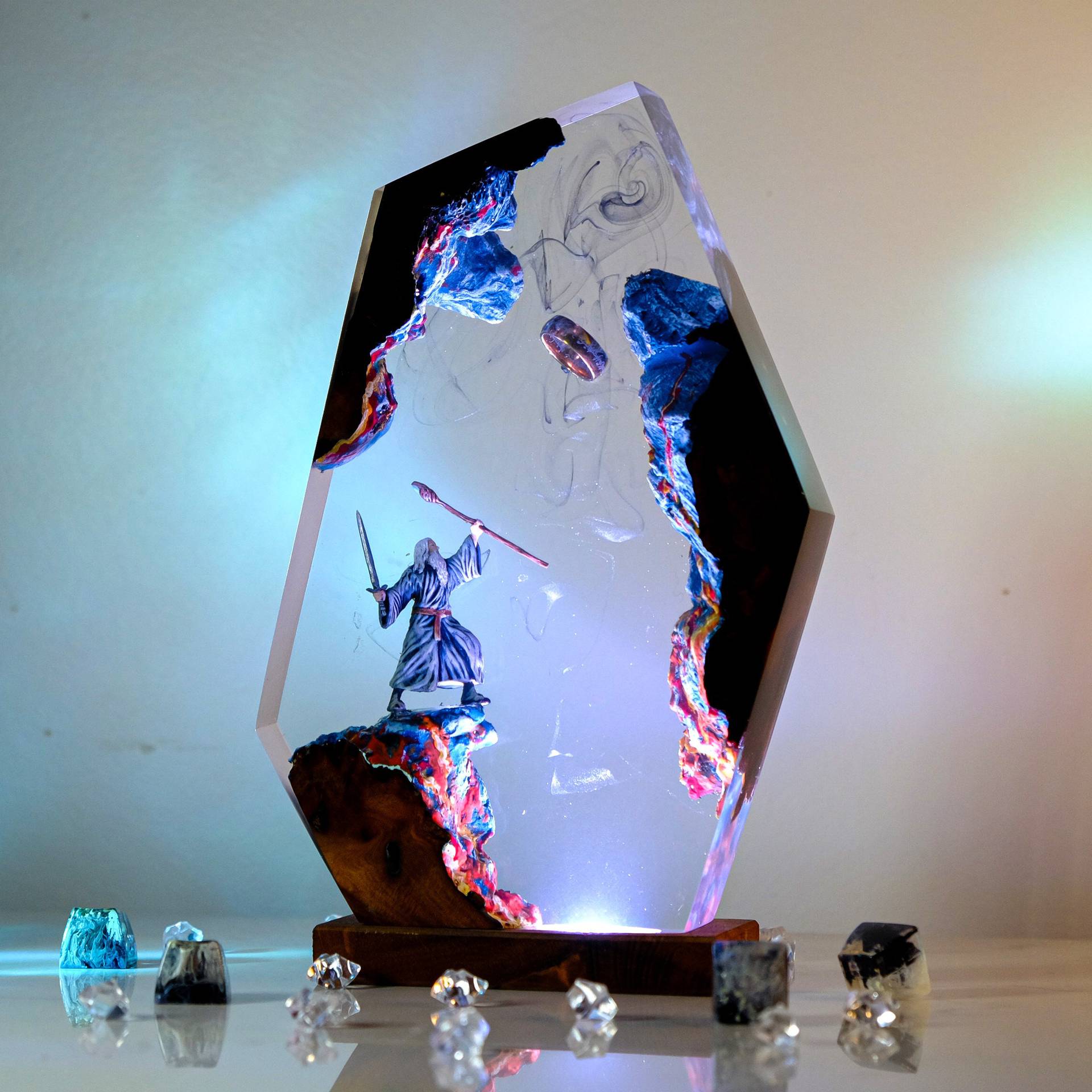 Figurka z sceny filmowej, stol – Home Decor Resin recenzja i cena