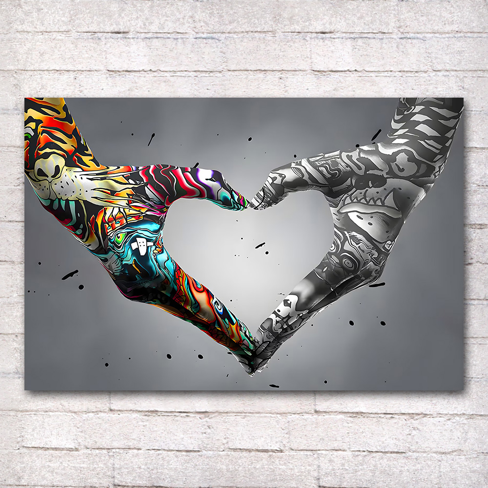 Graffiti Ręka Miłość Obraz na  – Home Decor Manufacturers recenzja i cena