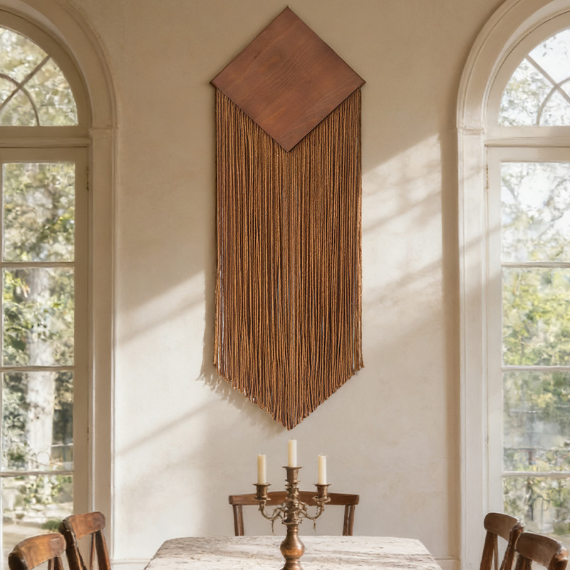 Bohemianowa bawełniana tkanina – Macrame Wall Hanging recenzja i cena
