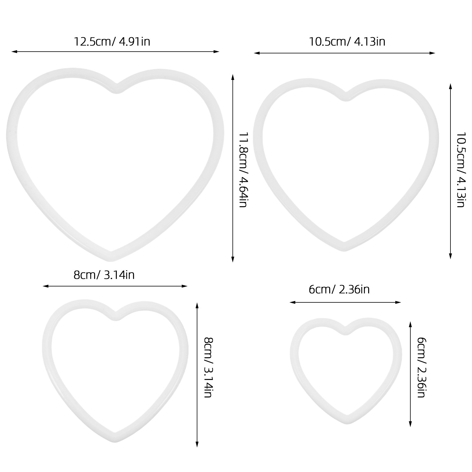 8 szt. Plastikowych obręczy w  – Macrame Wall Hanging recenzja i cena