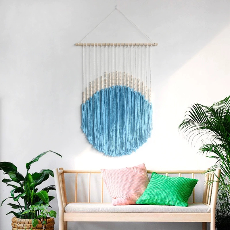 Półokrągła makrama wisząca na  – Macrame Wall Hanging recenzja i cena