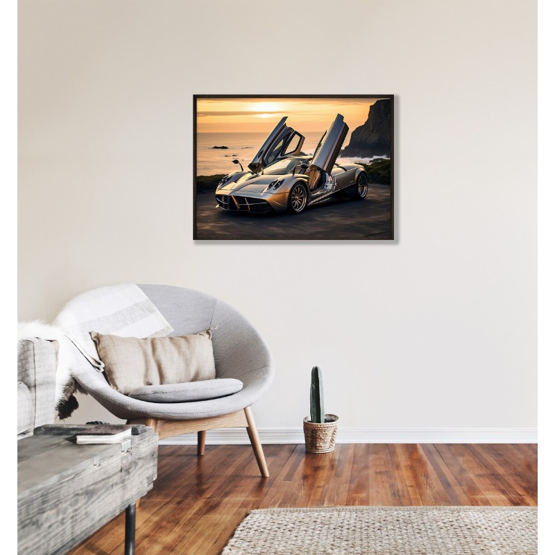 Bezramowy Nowoczesny Plakat z  – Home Decor Brand recenzja i cena