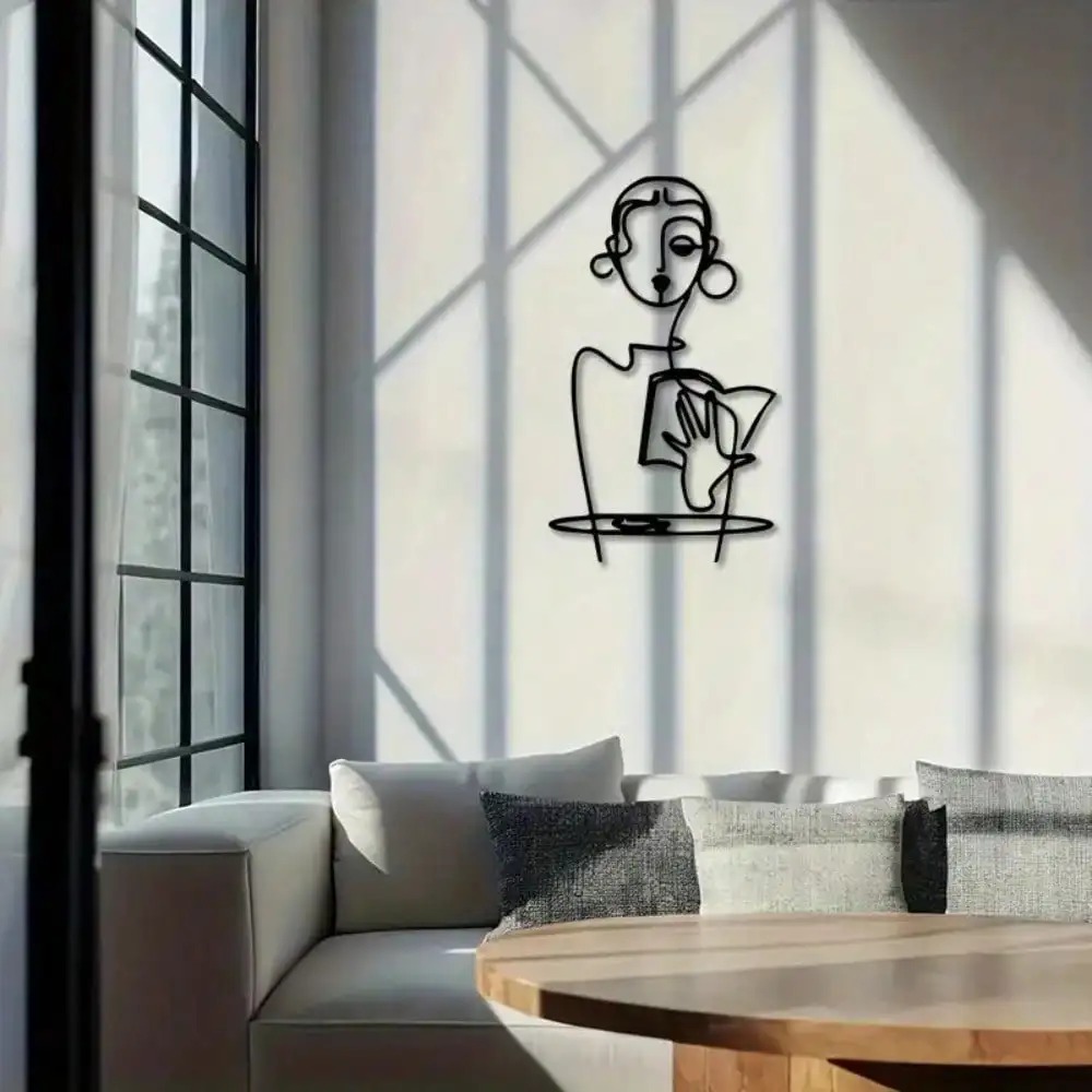Minimalistyczna metalowa grafi – Home Decor Brand recenzja i cena