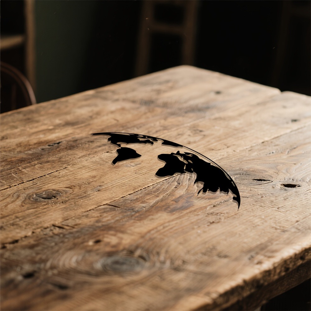 Metalowa mapa świata 2D, rzeźb – Home Decor Brand recenzja i cena